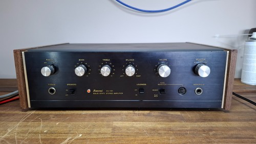 Vintage Classic SANSUI AU-101 AMPLIFIER 1973-74 Stero Amplifier rebuilt sound
