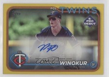 2024 Topps Pro Debut Gold Foil Auto 42/50 Brandon Winokur #PD-116 Auto 0o48