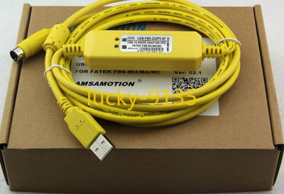1PC New USB-FBS-232P0-9F Programmer cable for Facon Fatek Communication 9pin typ