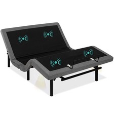 Best Choice Products Adjustable Bed Base Massage Remote USB Ports