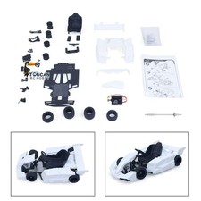 JDM 1/10 4*4 veicolo da corsa 298B RC modello go kart 2,4 GHz per adulti fai da te non verniciato