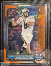 CONNOR BAZELAK ORANGE REFRACTOR RC 03/25 - 2021-22 Bowman U 1st Bowman Rookie