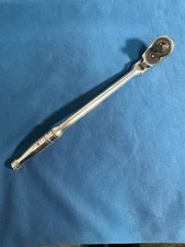 Snap On F732 38 Drive Bent Handle Flex Head Ratchet Used