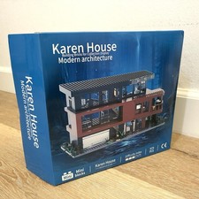 Karen House Modern Architecture Mini Blocks 979 PCS Building Set (NEW OPEN BOX)