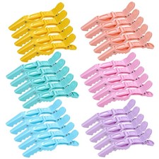 30 Pieces Professional Plastic Alligator Hair Clips for Hair Salon Styling Se...