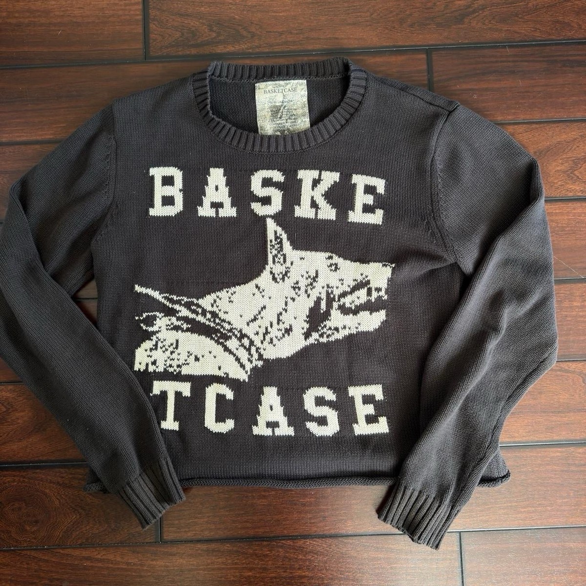 Basketcase Gallery Raw College Cropped Sweater Size small | eBay
