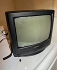 Panasonic CRT TV Color Tube Television CT 13R3W Curved Glass Screen