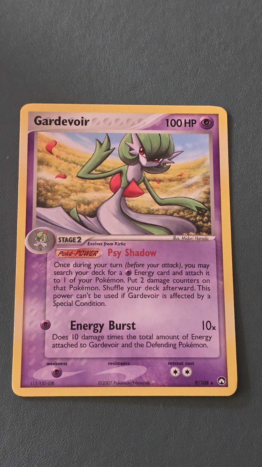 Gardevoir Card 9/108 Non-Holo Pokemon EX Power Keepers Deck Exclusives