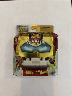 Treasure X Robots Gold New In Excellent Condition 