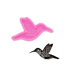 Hummingbird Silicone Mold Epoxy Resin Mold for DIY Jewelry Making Keychain