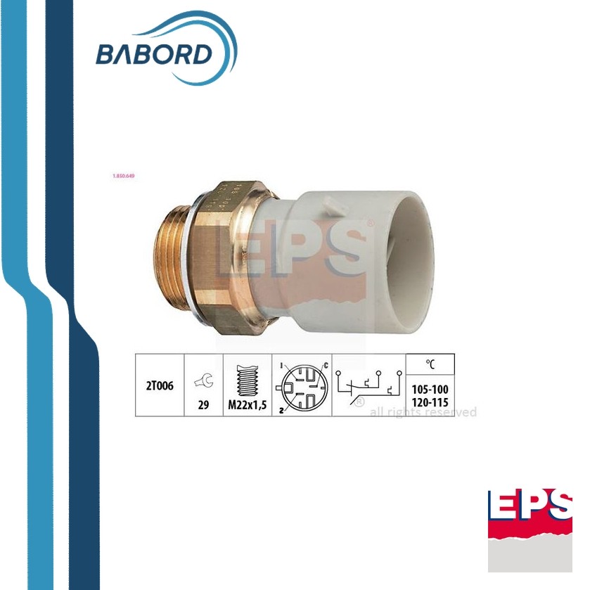 Thermostat, Ventilateur De Radiateur 1.850.649 EPS Pour OPEL - Image 2