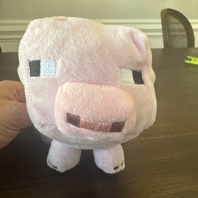 Minecraft Mojang  2013 Overworld Pink Baby Pig 5  Plush