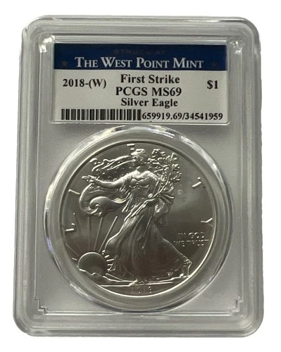 2018-W Silver Eagle First Strike PCGS MS69