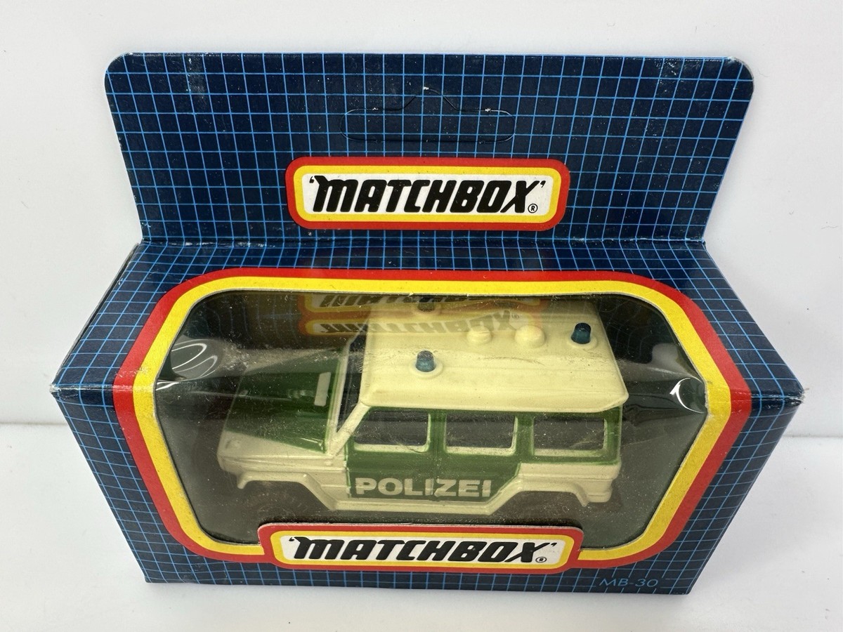 Vintage 1980's Matchbox Blue Box Mercedes-Benz MB-30 White HTF | eBay