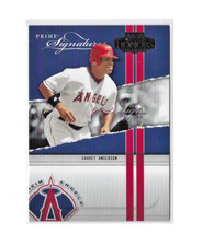 2004 Playoff Honors Baseball Garret Anderson Card/#D2500/NRMT/Angels