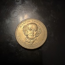 Martin Van Buren $1 Presidential Coin 2008 Statue of Liberty Reverse