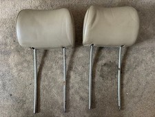 Mercedes W126  Cream Leather headrests 300 420 500 560 se sel