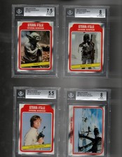 1980 Star Wars: Stickers, cards & Slabs Entire Set & Original Boba Fett 1979