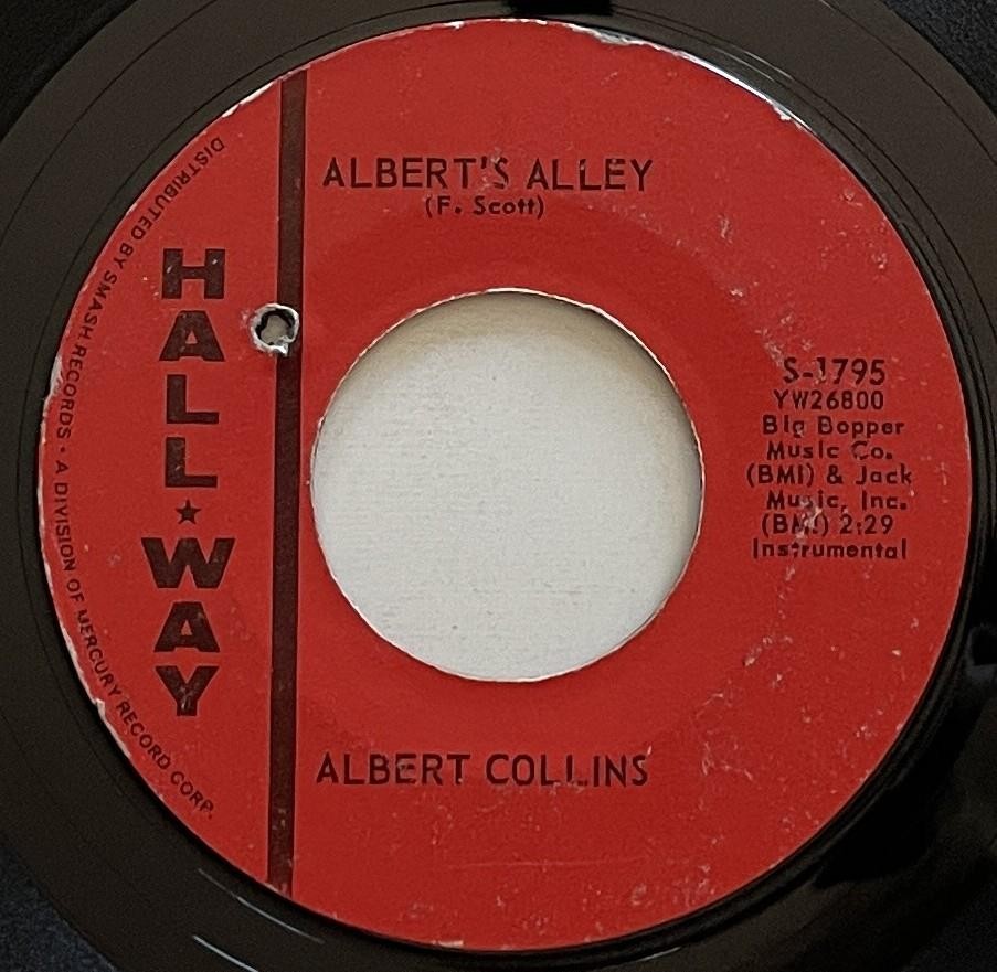 Albert Collins Defrost / Albert's Alley 45 rpm Hall-Way Blues (1963) vg ...