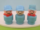 OOPS RARE Vintage Fisher Price Little People CIRCUS EXPRESS Train ENGINEER 2581