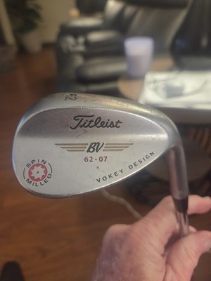 Titleist Vokey Lob Wedge 62 Degree RH Steel Vokey SHAFT Titleist Grip