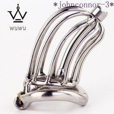 Stealth Lock Chastity Cage Stainless Steel Male Chastity Device Lock Ring
