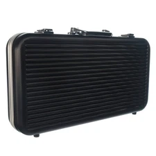 300 Chips Black ABS Poker Chip Case – 300 Chip Capacity