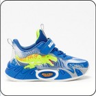Bull Boys Sneakers Bambino Tirannosauro T-Rex, Con Luci - RY01 (Royal/Multi)