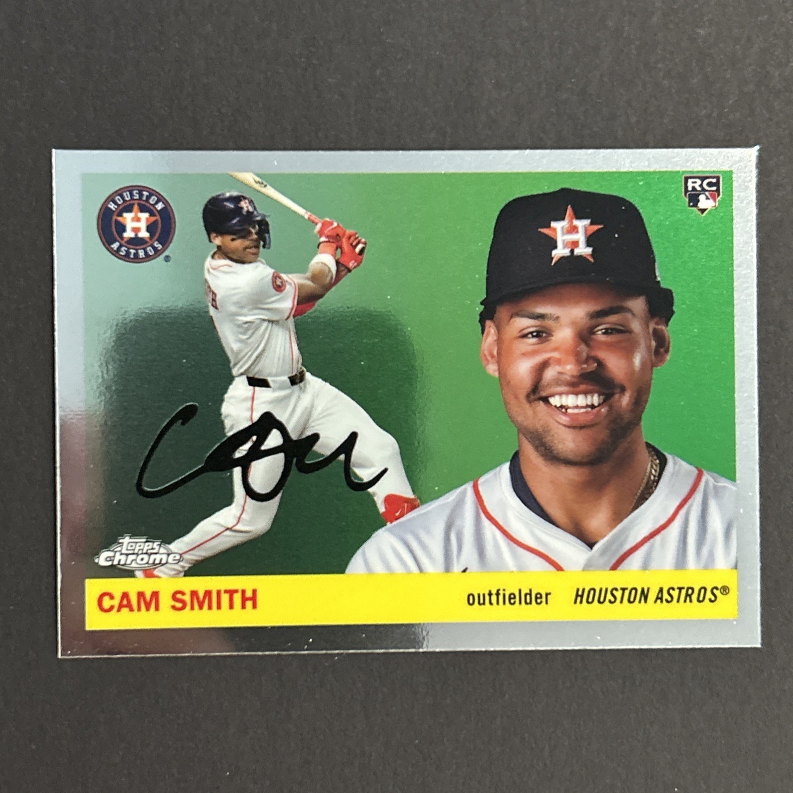 #366 Cam Smith 2025 Topps Chrome Platinum Rookie Houston Astros