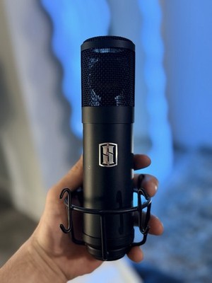 Slate ML-1 Large Diaphragm Cardioid Condenser Microphone XLR Black Shock Mount