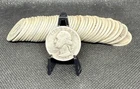 Full Roll (40) 90% Silver 1941 Washington Quarters (Circulated Condition)