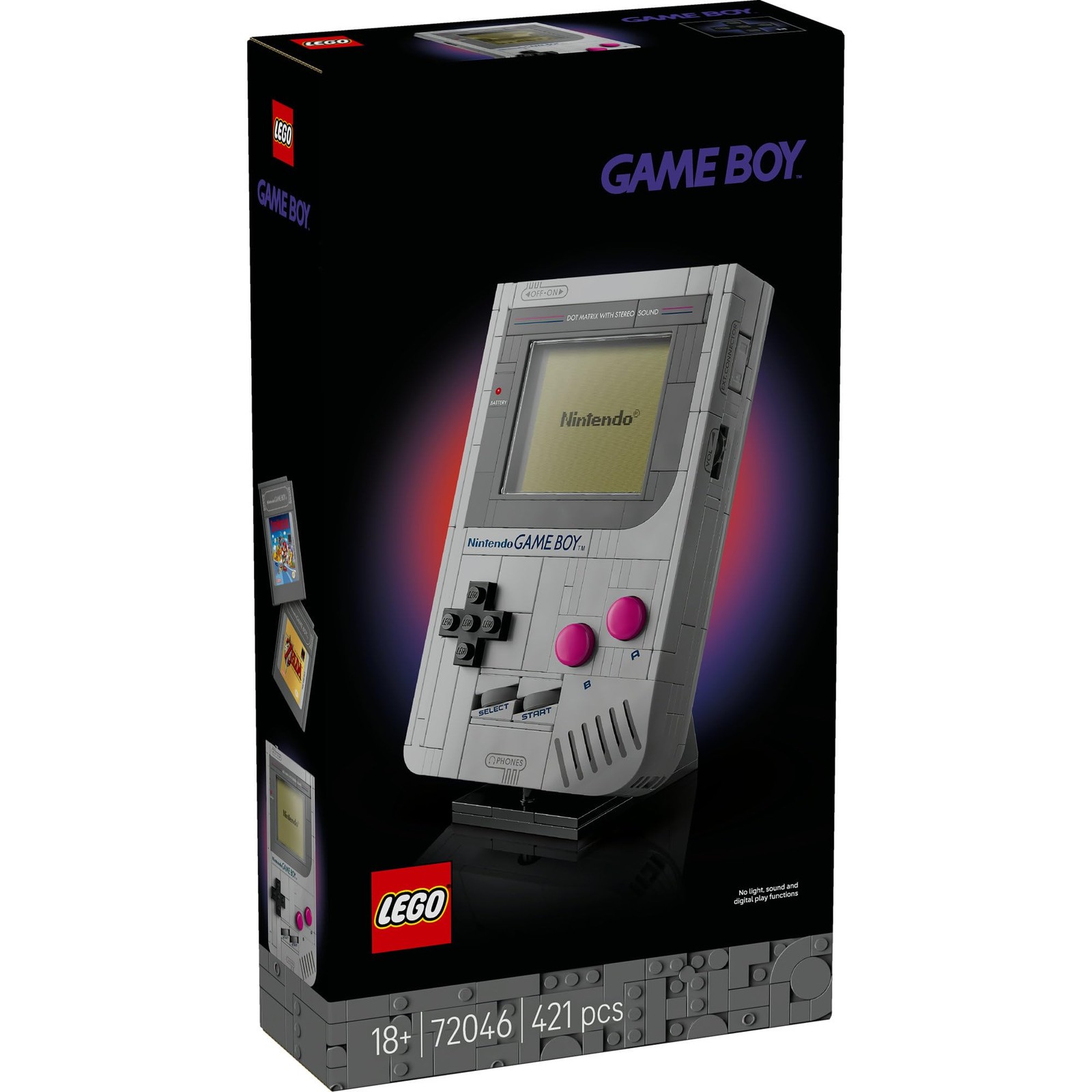 LEGO Super Mario LEGO Game Boy 72046 Nintendo Display Model Official