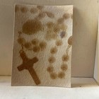 ACEO Original Art Card 2.5 x 3.5 anthotype mini painting rosary — photo 1