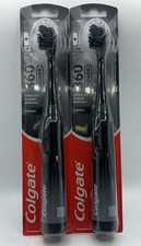 2PK Colgate 360 Power  2 Sonic Toothbrushes TTL  Charcoal  Soft Bristles