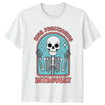 Hochfunktionelles introvertiertes T-Shirt Introvertierter Humor Geburtstag Geschenk für Sie und Ihn