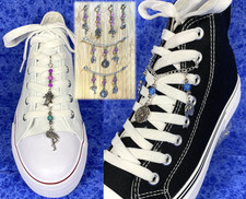 Beach theme Pink shoe charms for sneakers full or partial set women teen gift