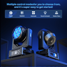 280W Zoom Wash Moving Head Stage Light Spot Beam Effect Lighting DJ Disco Bar