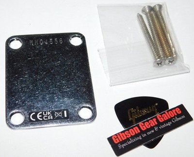 Fender Mike McCready Stratocaster Neck Plate Relic Chrome Guitar Parts Strat R