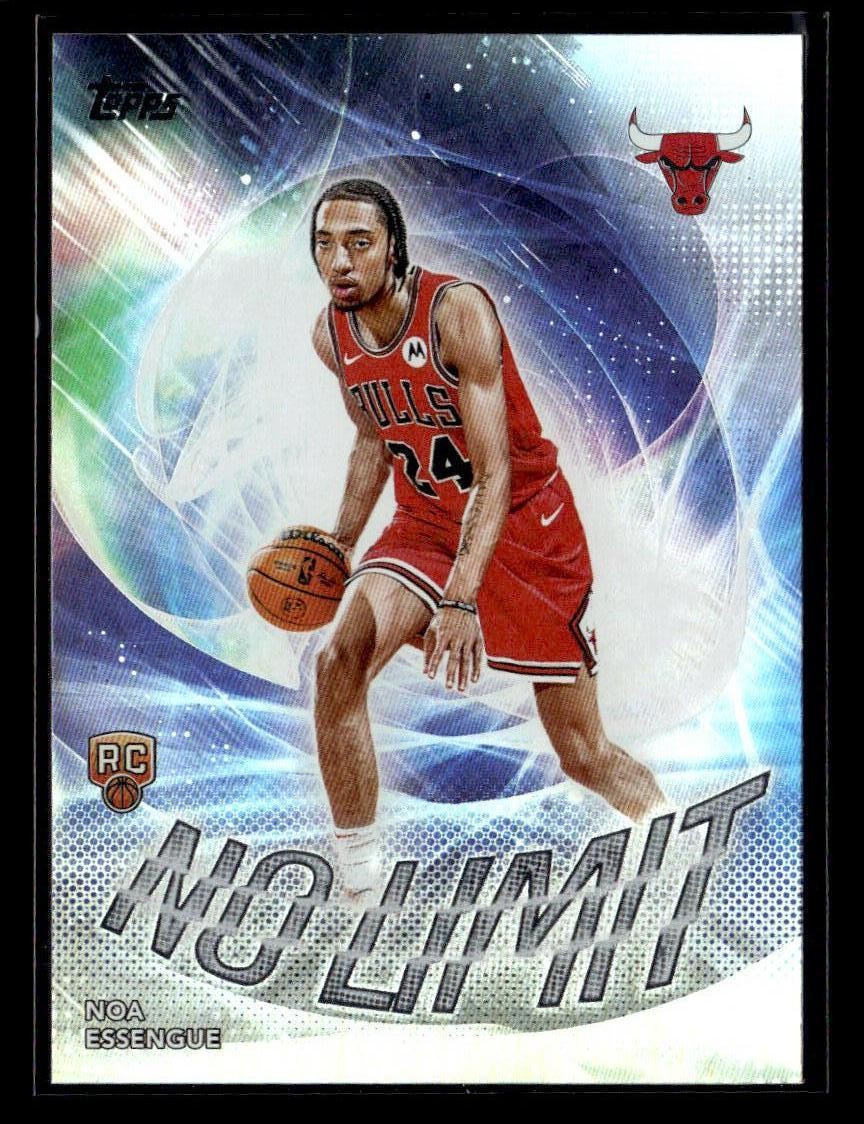 2025-26 Topps #NL-12 Noa Essengue No Limit Rainbow Foilboard card