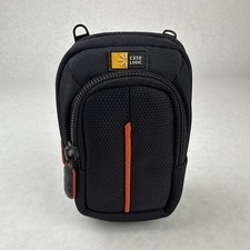 Case Logic Compact Camera Carrying Case Black Travel Pouch 5"x3" Great Condition