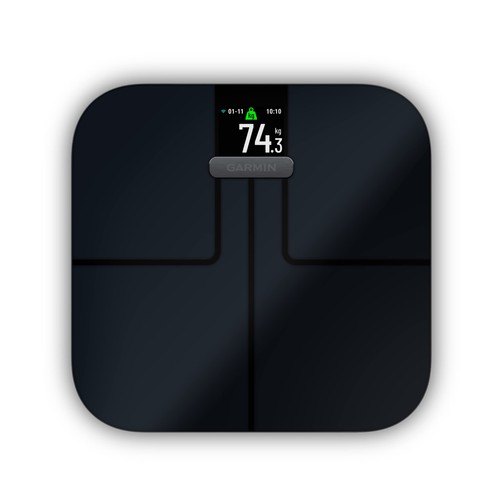 Garmin Index S2 Wifi Biometric Weighing Scales - Black