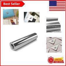Versatile Chrome Silver Gloss Vinyl 12" x 50ft - Perfect for Cricut  Silhouette