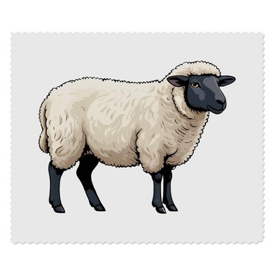 2 Mikrofaser Gläser-/Brillenputztücher ''Suffolk Sheep'' (LC00039566)