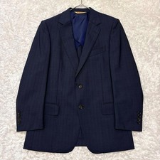 Paul Stuart Gold Label Navy Shadow Stripe Suit Men  s Business Jacket  Trousers