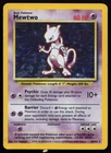 Mewtwo Base Set Holographic 10/102 Pokemon Card PL