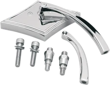 PRO-ONE PERF.MFG. 103140 Mirror - Pro-Mini - Side View - Diamond - Chrome - Each