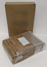 RECYCO Luxury Velvet Quilt Set King 108x92 Caramel Gold Ultra Soft  2 Shams NEW