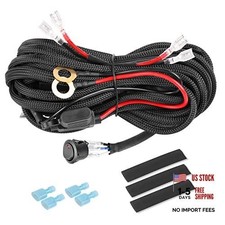 Wiring Harness 2 Lead, 12V LED Light Bar Wiring Harness Wiring Harness-2 Leads