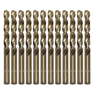20Pcs 1/32'' Cobalt Drill Bit Set, M35 High Speed Steel Jobber Length Drill Bit K