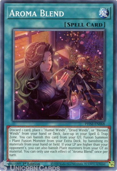 PHNI-EN068 Aroma Blend :: Common 1st Edition YuGiOh Card